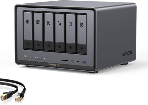 UGREEN NASync DXP6800 Pro 6-Bay – 10GbE, Diskless​​​​​​​