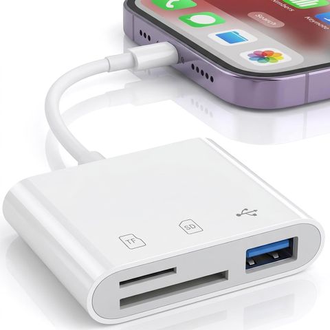 Đầu đọc thẻ SD/Micro SD BORSVAEN 3 trong 1 USB-C Dual Slot USB 3.0