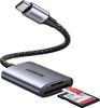 Đầu đọc thẻ SD/Micro SD UGREEN USB-C vỏ nhôm 170MB/s