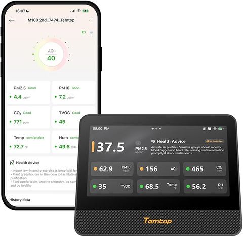 Máy đo chất lượng không khí Temtop WiFi M100