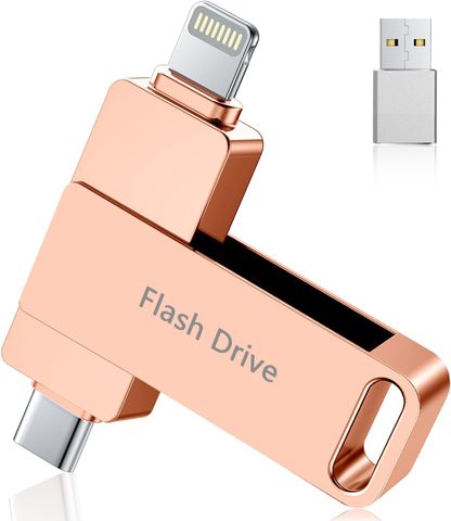USB Flash Drive MFi 512GB 3in1 – iPhone/iPad/Android/PC