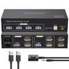 Bộ Chuyển Mạch KVM 2 Màn Hình 2 Máy Tính 4K60Hz HDMI