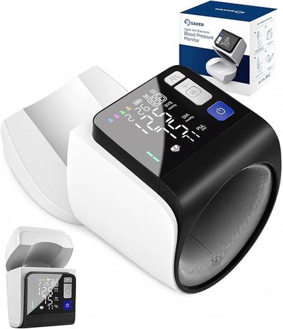 Saker Upper Arm BP Monitor – Dễ Dùng, Chính Xác, FDA-Cleared