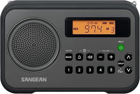 Đài phát thanh kỹ thuật số cầm tay Sangean PR-D18BK AM/FM