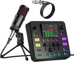  Bộ Thiết Bị Podcast PUPGSIS Cho Livestream Thu Âm 