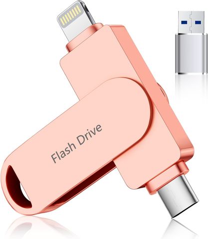 Ổ Cứng Flash 512GB Kcsbaui MFi 3 trong 1 Hồng