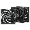 ARCTIC P12 Slim PWM PST (3 Pack) - PC Fans