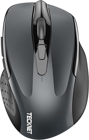 TECKNET Wireless Mouse (2.4G & BT5.0/3.0) Silent 4800 DPI