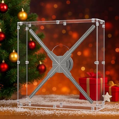 Vỏ quạt 3D Hologram bằng acrylic trong suốt dành cho quạt