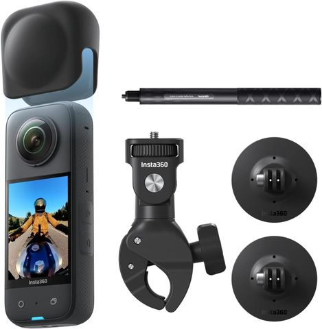 Insta360 X3 Motorcycle Bundle Camera 360 5.7K Cho Xe Máy