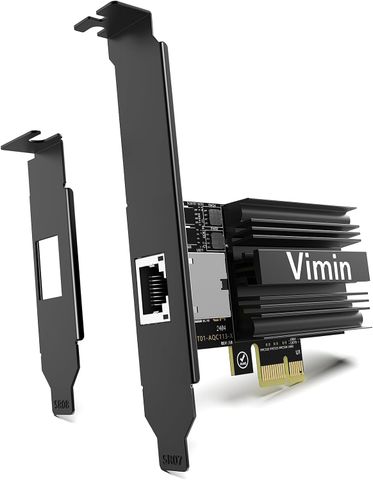 VIMIN AQC113-X1 10GbE PCIe 4.0 x1 RJ45 Cho Desktop