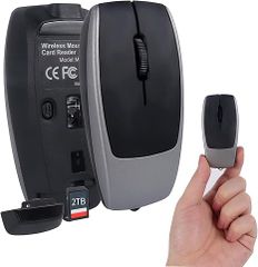  Chuột không dây Bluetooth mini tích hợp đầu đọc thẻ TF 