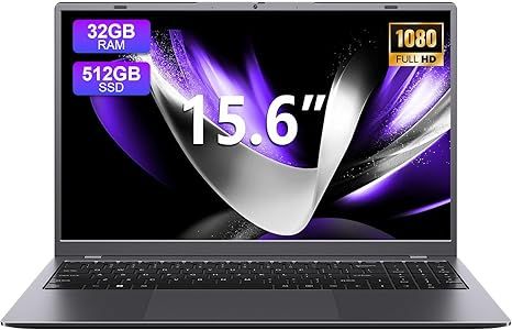 Laptop RAM 32GB, SSD 512GB, màn hình 15.6 inch