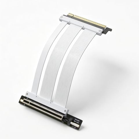 Cáp Riser GIGA-MEGA PCIe 5.0 16cm White