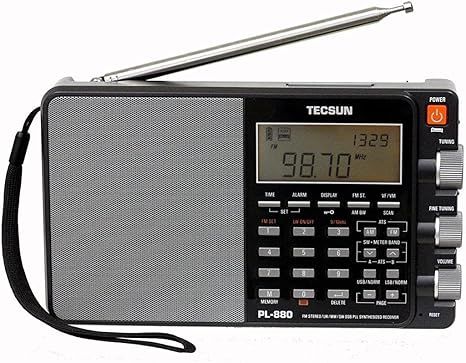 Đài phát thanh kỹ thuật số cầm tay Tecsun PL880 PLL