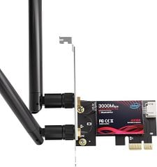  Card WiFi 6 PCIe dành cho PC chơi game với Bluetooth 5.2 