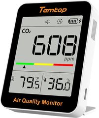  Máy đo CO2 Temtop - Thiết bị giám sát chất lượng không khí trong nhà 