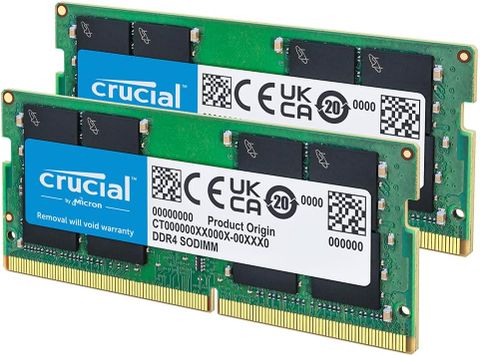 RAM Crucial 64GB (2x32GB) – DDR4 3200MHz, SODIMM