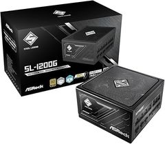  ASRock Steel Legend SL-1200G 1200W 80 Plus Gold & Cybenetics Platinum Full Modular Power Supply ATX3.1 