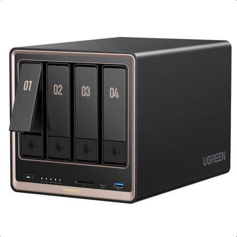 NAS UGREEN DXP4800 GT – 4 Bay, Ryzen R2514, 10GbE, M.2, U.2
