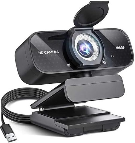 1080P HD Webcam with Noise-Canceling Mic