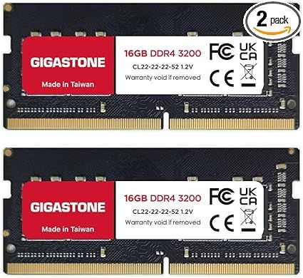 GIGASTONE 32GB Kit (2x16GB) DDR4 3200MHz