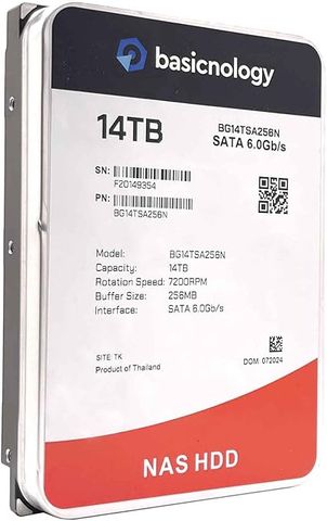 Ổ cứng NAS Basicnology 14TB 7200RPM
