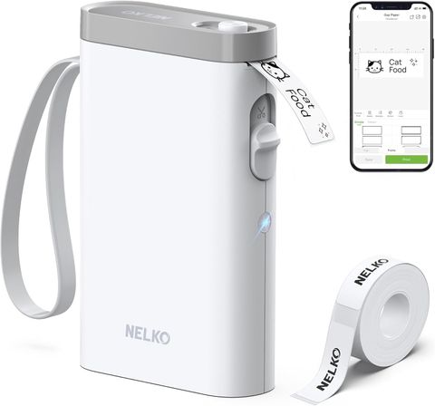 Nelko P21 Label Maker Bluetooth – Máy in nhãn nhiệt màu trắng