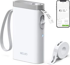  Nelko P21 Label Maker Bluetooth – Máy in nhãn nhiệt màu trắng 