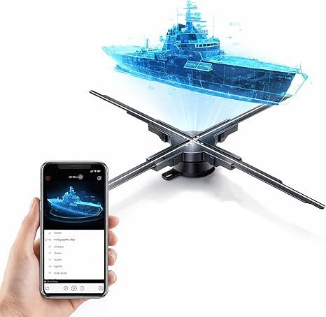 Quạt chiếu ảnh ba chiều 3D, màn hình LED chiếu ảnh ba chiều 23,6 inch