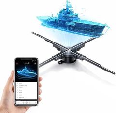  Quạt chiếu ảnh ba chiều 3D, màn hình LED chiếu ảnh ba chiều 23,6 inch 