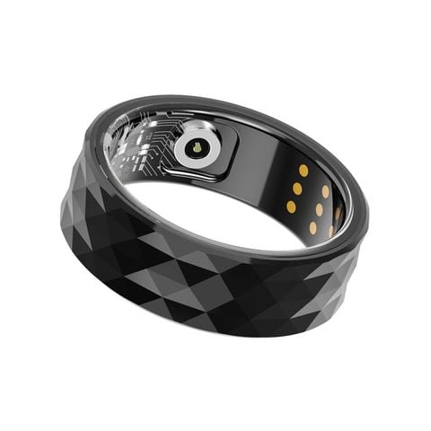 NJYUAN R12M Smart Ring Black – Nhẫn Thông Minh Sức Khỏe IP68 Bluetooth