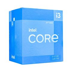  CPU Intel Core i3-12100 (3.3GHz turbo Up to 4.3GHz, 4 Nhân 8 Luồng, 12MB Cache)- Socket Intel LGA 1700) 