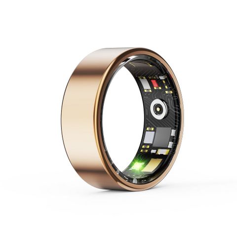 NJYUAN R11M Smart Ring Gold – Nhẫn Theo Dõi Nhịp Tim & Sức Khỏe IP68