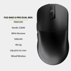  Chuột FGG Mad G Pro Dual Mode Đen 