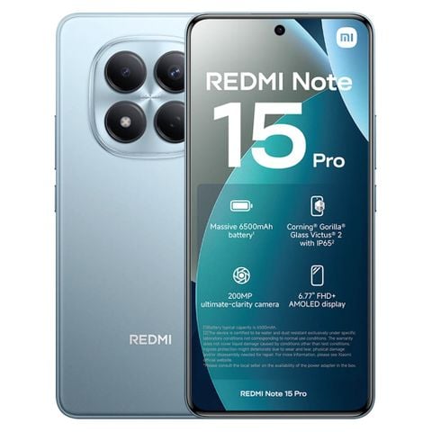 REDMI Note 15 Pro Xanh Băng 8GB/256GB – Giá tốt, camera 200MP