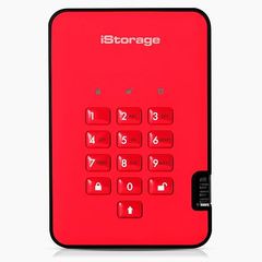  HDD iStorage diskAshur2 3TB Đỏ Bảo Mật 