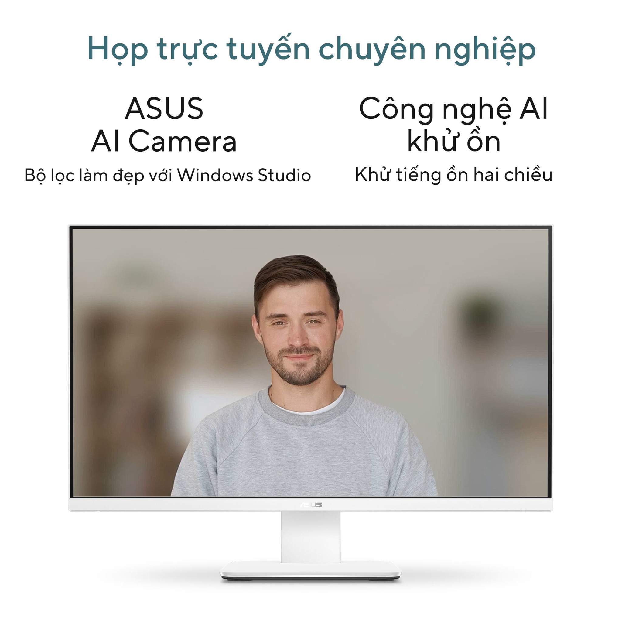 Ảnh minh họa Máy tính để bàn All in one ASUS V440VAK-WPC407W (Intel Core 5 210H | 16GB | 512GB | 23.8 FHD_100Hz | WF6E/BT5.4 | CAM/MIC | WL_KB &amp;M | 2Y-OSS | TRẮNG) 2