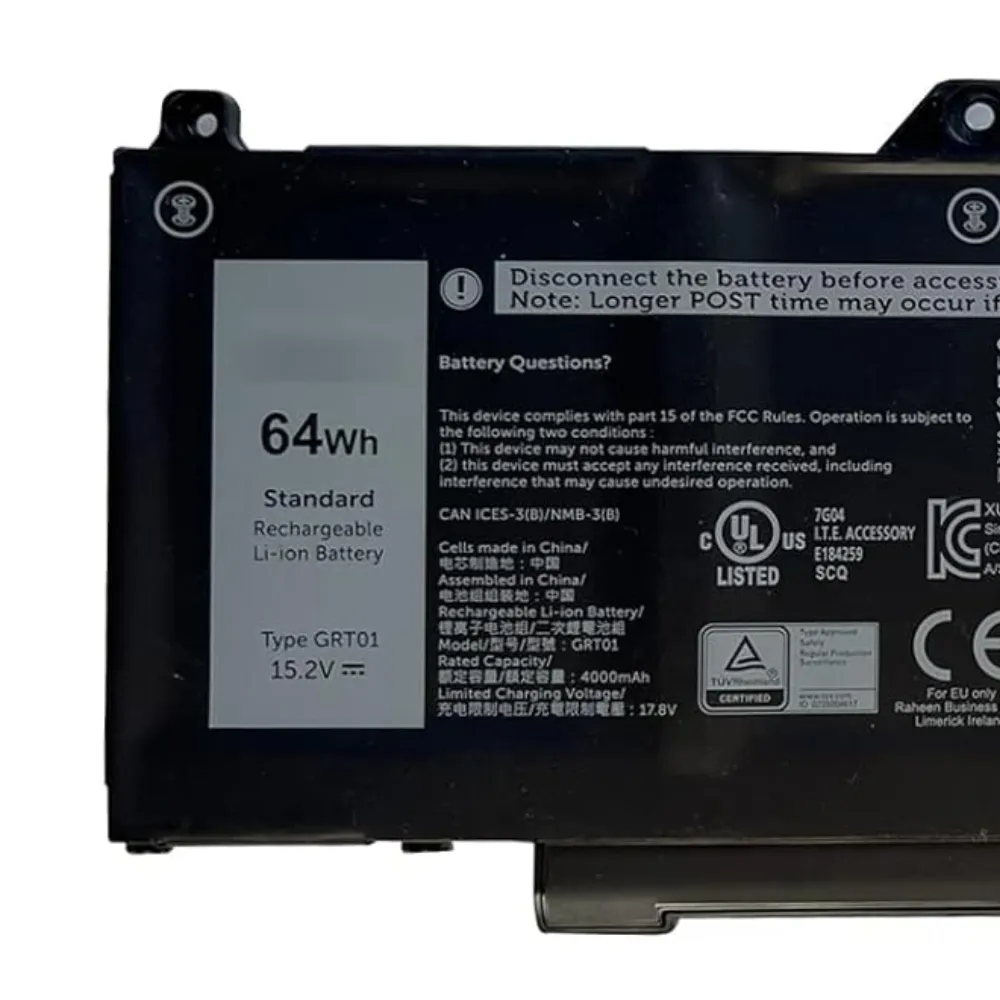 Ảnh minh họa Thay Pin Dell Latitude 14 5421 5431 15 5521 5531, Precision 3470 3561 3571, Alienware m17 R5 AMD Series 0R05P0 R05P0 00P3TJ 0P3TJ 05RGW VXD57 9JRV0, GRT01 Zin 1