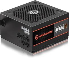  ARESGAME 750W Power Supply, 80 Plus Bronze Certified, Semi Modular 