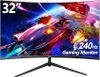 ZZA 32 Inch Curved Gaming Monitor 240hz