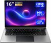 Máy tính xách tay 16 inch, RAM 8GB DDR, ổ cứng SSD 256GB