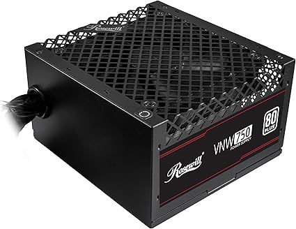 Rosewill VNW 750W 80+ White Certified, Non-Modular Active PFC Design