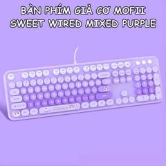  BÀN PHÍM GIẢ CƠ MOFII SWEET WIRED MIXED PURPLE 