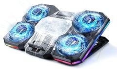  Đế tản nhiệt laptop với bộ làm mát nhiệt điện và 4 quạt 