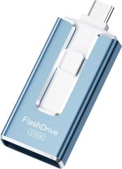  Ổ Cứng Flash 512GB MFi 3 trong 1 Xanh Dương 