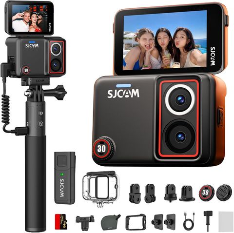 SJCAM SJ30 6K 128GB Underwater Action Camera Vlogging Wireless Mic