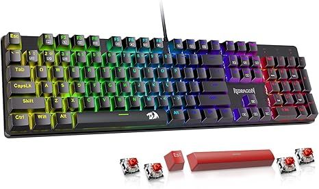 Bàn phím cơ chơi game có dây Redragon