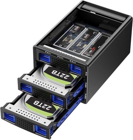 Hộp Đựng Ổ Cứng Đa Năng CENMATE Hybrid SATA M.2 NVMe