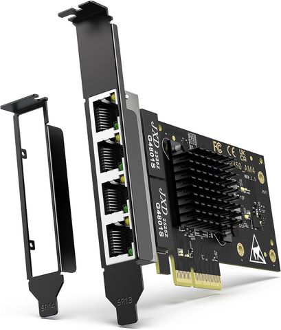 Card Mạng 4 Cổng VunLink I350-T4 – PCIe x4, Gigabit
